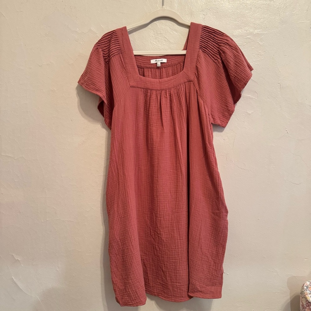 Madewell lightspun butterfly mini dress | M